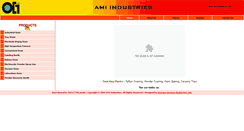 Desktop Screenshot of amiindustries.com