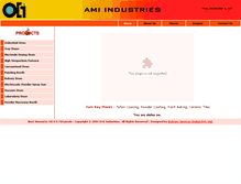 Tablet Screenshot of amiindustries.com